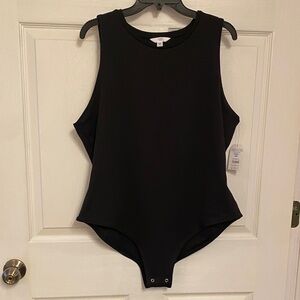 Time and Tru Black Bodysuit 22 XXXL
